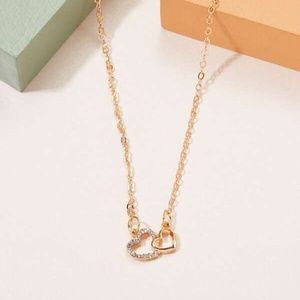 Heart Rhinestone Necklace